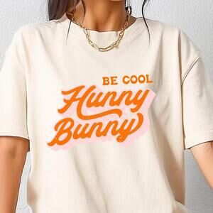 Hunny Bunny T-Shirt, Be Cool Hunny Bunny Easter Shirt, Retro Easter